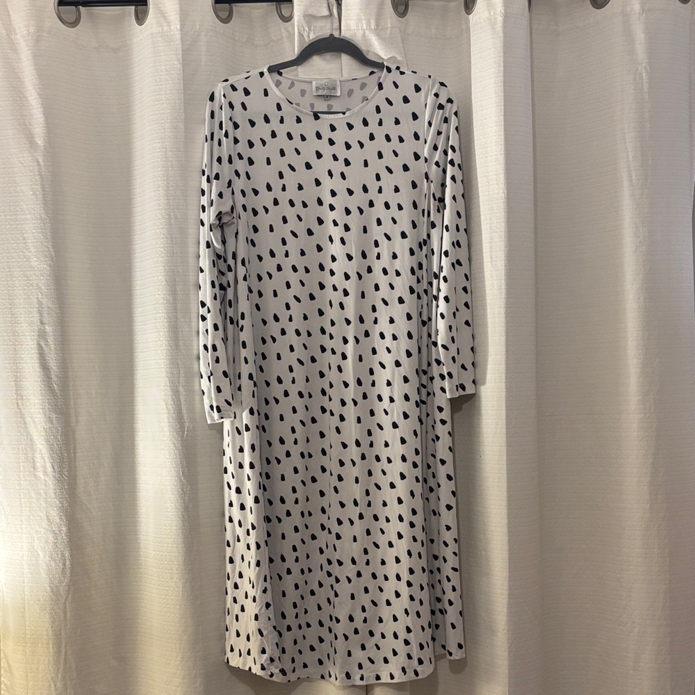 Dainty Jewells Black and White Polka Dot Dress